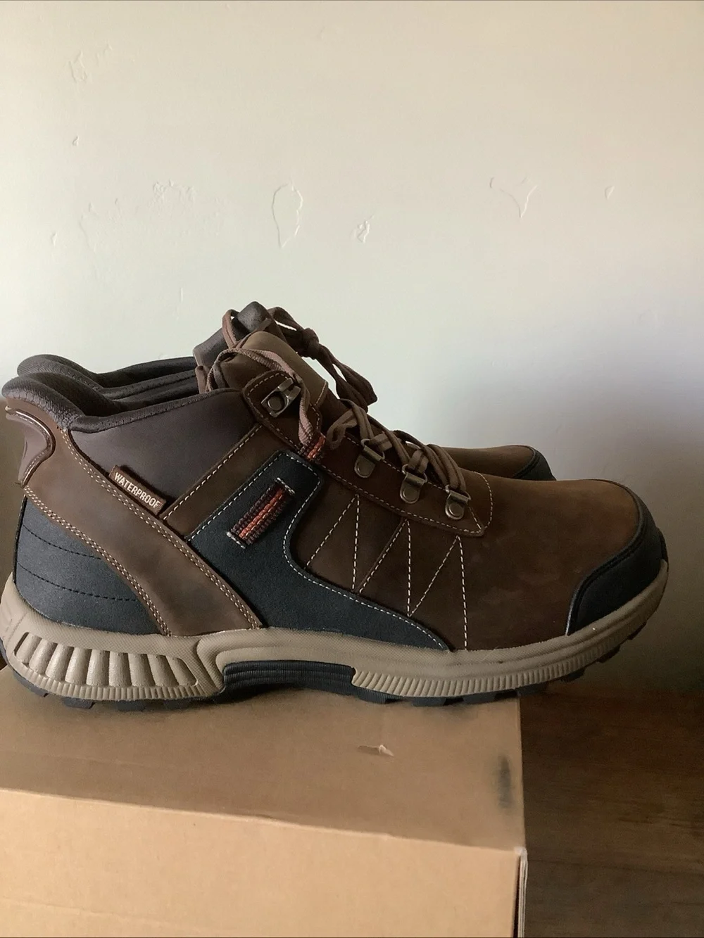 OrthoFeet Dalton Brown Men's Waterproof Hiker Boots